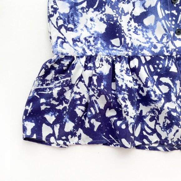 Peter Som for Design Nation Shibori & Tie Dye Belted Shirt Dress - Picture 13 of 16